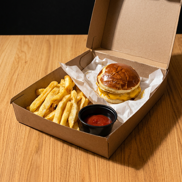 Hamburger N' Fries.