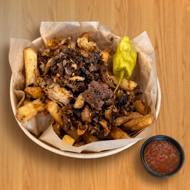 Fries Loaded Beef & Lamb.