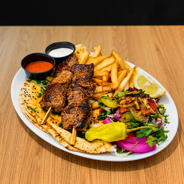 Shish Kebab - Beef Skewer.