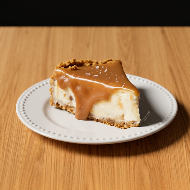 Salted Caramel Cheesecake.